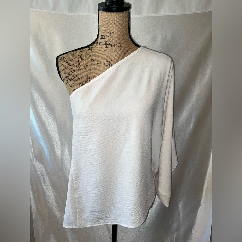 Off shoulder white blouse